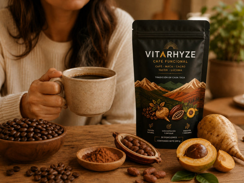 Sabor de café con cacao y lúcuma